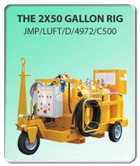 The 2x50 Gallon Compressor Washing Rig